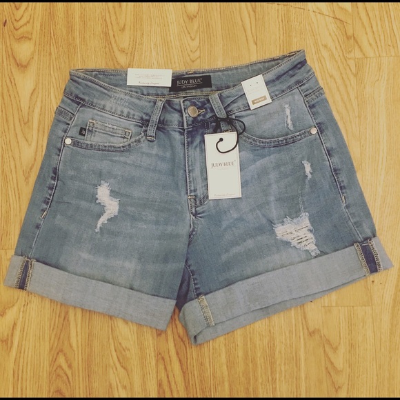 judy blue boyfriend shorts